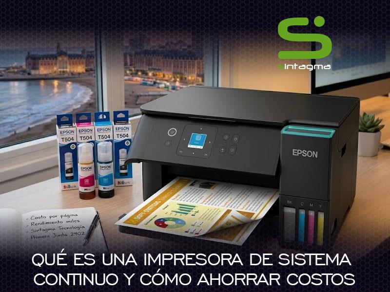 Qué es una impresora de sistema continuo y cómo ahorrar costos en Mar del Plata