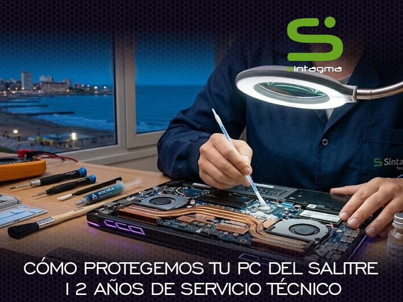 Cómo protegemos tu PC del salitre. 12 años de servicio técnico