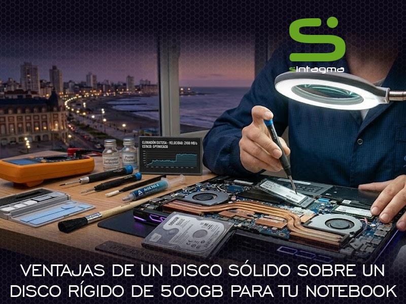 Ventajas de un disco sólido sobre un disco rígido de 500gb para tu notebook