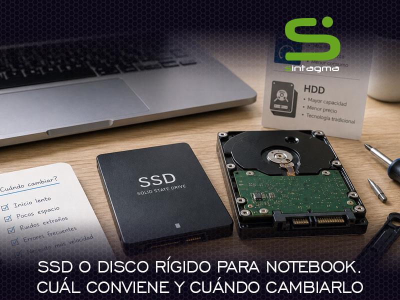 SSD o disco rígido para notebook. Cuál conviene y cuándo cambiarlo