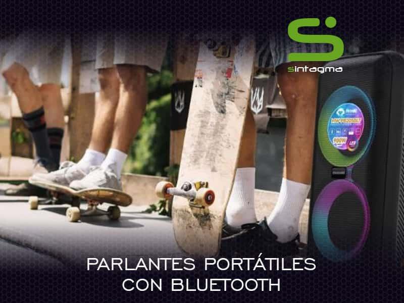 Parlantes portátiles con bluetooth