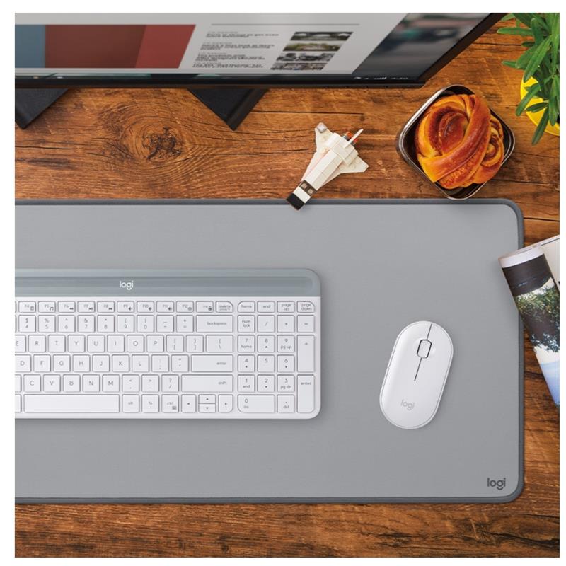 PAD MOUSE LOGITECH DESK MAT GRIS 70x30CM