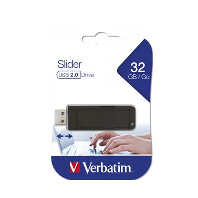 PEN DRIVE VERBATIM 32GB 2.0 SLIDER