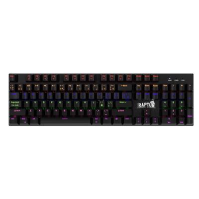 TECLADO RAPTOR FIRECLAW M104 MECANICO RETROILUMINADO SWITCH RED