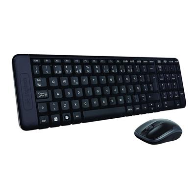 KIT TECLADO Y MOUSE LOGITECH MK220 WIRELESS