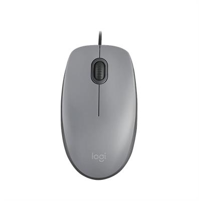 MOUSE LOGITECH M110 USB SILENT GREY