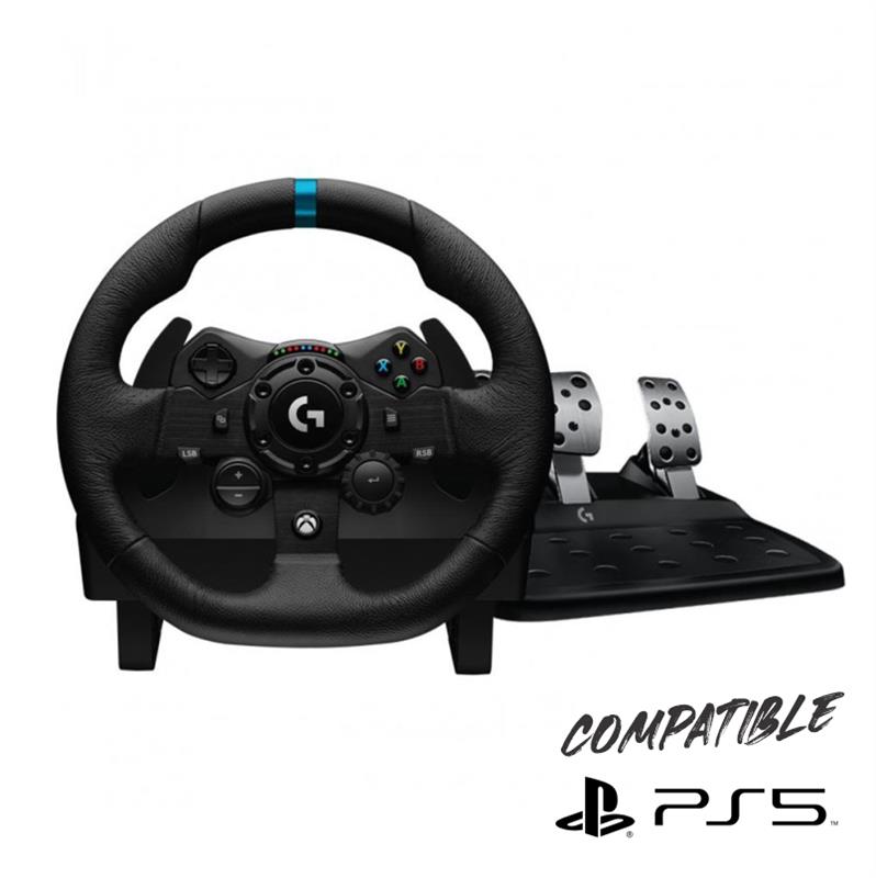 Volante Logitech G923 + Pedales Ps4, Ps y Pc + Palanca de Cambios Logitech