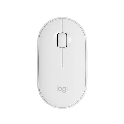 MOUSE LOGITECH M350 WIRELESS & BLUETOOTH WHITE