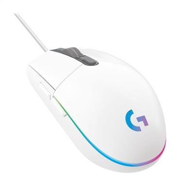 MOUSE LOGITECH G203 GAMING LIGHTSYNC WHITE