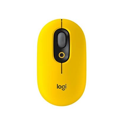 MOUSE LOGITECH POP BLACK YELLOW BLUETOOTH & WIRELESS