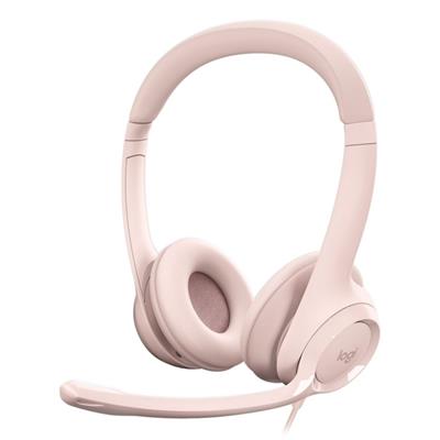 AURICULAR LOGITECH H390 HEADSET USB ROSE