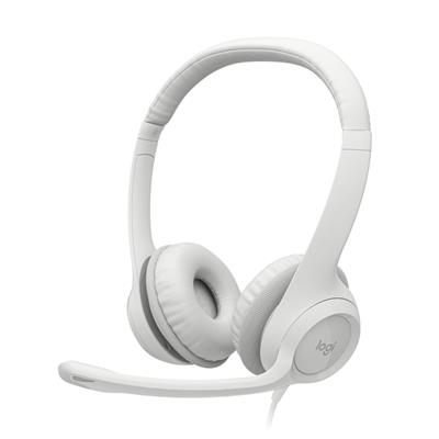 AURICULAR LOGITECH H390 HEADSET USB WHITE