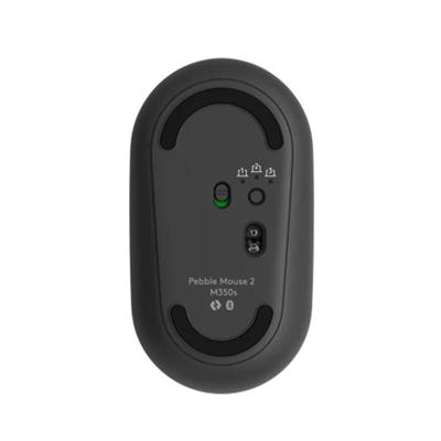 MOUSE LOGITECH M350S PEBBLE 2 WIRELESS BLACK