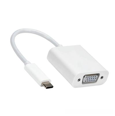 ADAPTADOR USB TIPO C a VGA H - NO ES BIDIRECCIONAL