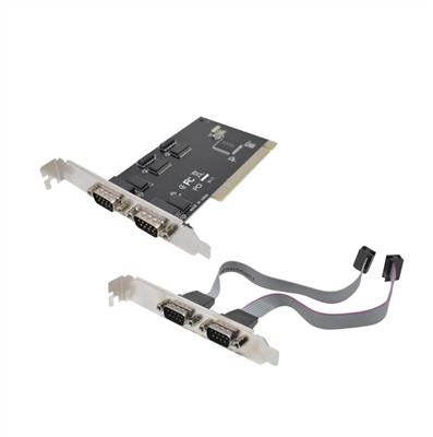 PLACA PCI-E a 4 SERIE DB9 RS232 NS-PLSE4 NISUTA