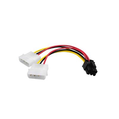 CABLE DE FUENTE ADAPTADOR 2 A 6 PINES P/PCI-E