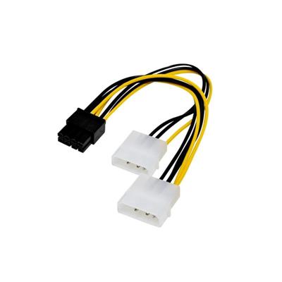 CABLE DE FUENTE ADAPTADOR 2 A 8 PINES P/PCI-E