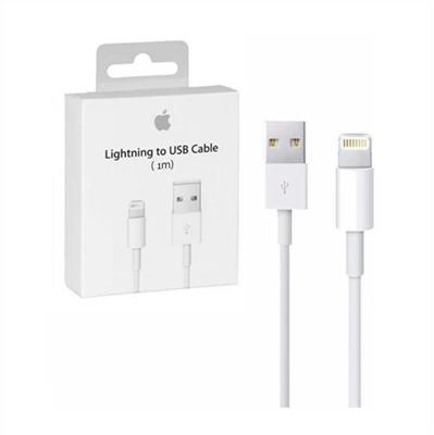 CABLE CARGADOR IPHONE APPLE LIGHTNING-USB 1 MTS