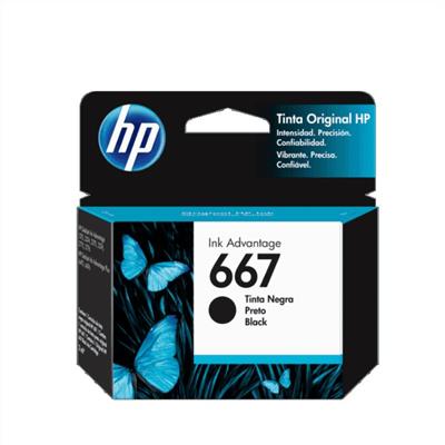 CARTUCHO HP 667 NEGRO 2ML ORIGINAL