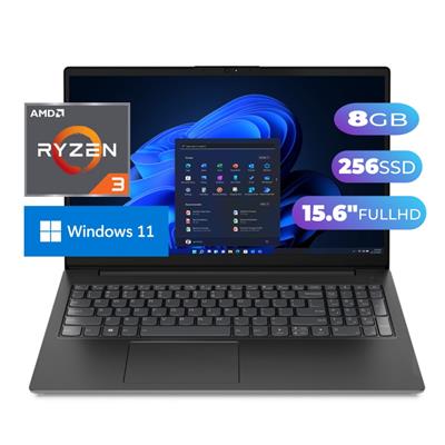 NOTEBOOK LENOVO  V15 AMD RYZEN 3-5300U - 8GB - SSD 256GB - 15.6