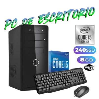 PC DE ESCRITORIO INTEL I5-10400 - 8GB - SSD 240GB 