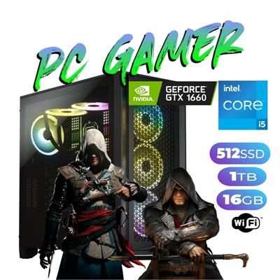 PC GAMER INTEL I5-14400F - DDR5 16GB - SSD 512GB - SSD M.2 1TB - RTX4070 - WIFI - FREEDOS