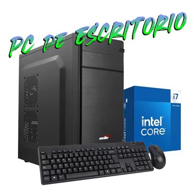 PC DE ESCRITORIO INTEL i7-14700- MEM DDR5 16GB - SSD 500GB M.2 - WIFI - FREEDOS