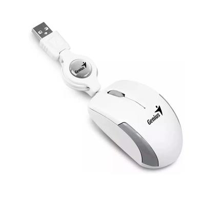 MOUSE GENIUS MICRO TRAVELER V2 RETRAC WHITE