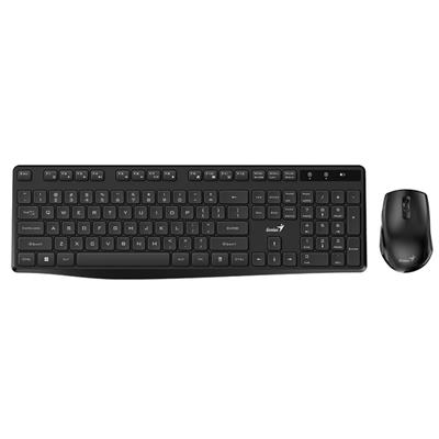 KIT TECLADO Y MOUSE GENIUS KM-8206S SILENT WIRELESS BLACK