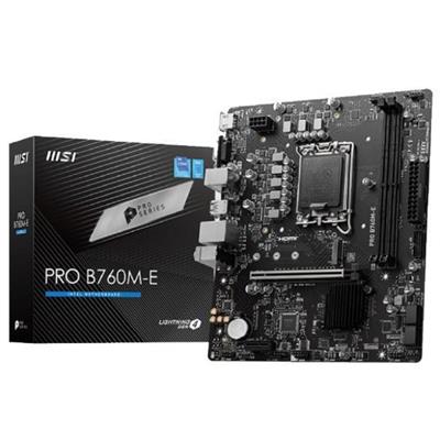 MOTHERBOARD MSI PRO B760M-E DDR5 (1700)
