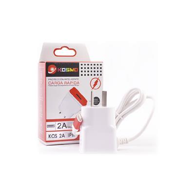 CARGADOR LIGHTINIG + 1USB KOSMO 2A  220V