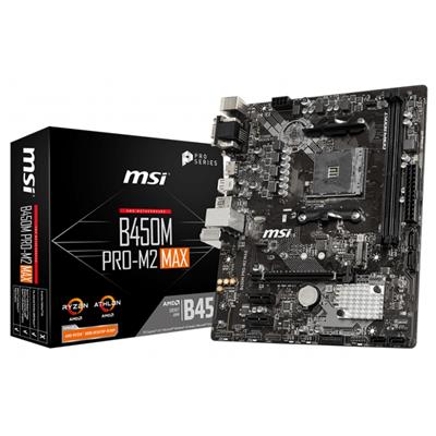 MOTHERBOARD MSI B450M PRO-M2 MAX (AM4)