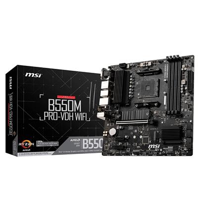 MOTHERBOARD MSI B550M PRO-VDH WIFI (AM4) M.2