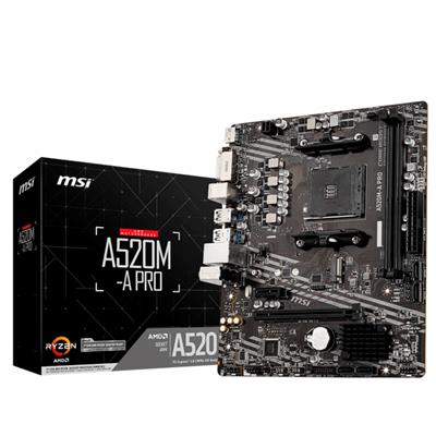 MOTHERBOARD MSI A520M-A PRO (AM4)