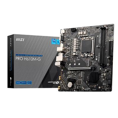 MOTHERBOARD MSI PRO H610M-G DDR5 1700 (12VA/13VA/14GEN)