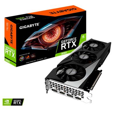 PLACA DE VIDEO GIGABYTE GEFORCE RTX 3060 GAMING OC 12GB RGB