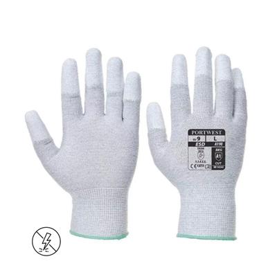 GUANTE ANTIESTATICO P/ SERVICIO TECNICO ELECTRONICA - CALULARES BLANCO TALLE  L