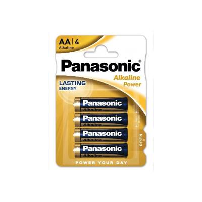 PILAS ALKALINE PANASONIC AA X 4 UNID