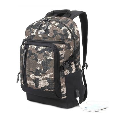 MOCHILA ZOM ZB-376BN CAMUFLADA IMPERMEABLE 10KG - 20LT - 15,6