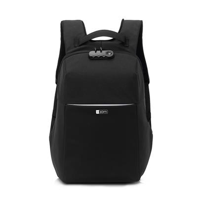 MOCHILA ZOM ANTI ROBO ZB-A609BK IMPERMEABLE RIGIDA 10KG - 14LT - 15,6