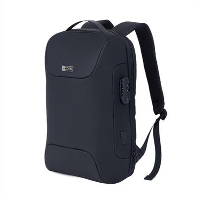 MOCHILA ZOM ZB-A616BK BLACK ANTIRROBO IMPERMEABLE USB - 10KG - 18LT - 15,6