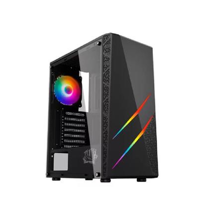 GABINETE RAPTOR BLAZE FORCE TG MID-TOWER RGB FAN x1