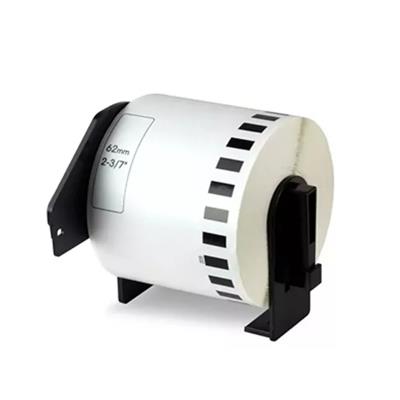 ROLLO ETIQUETA TERMICO GTC DK2205 CON EJE - 62MMx30.48mts