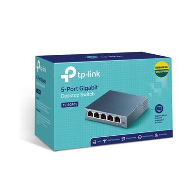 SWITCH TL-SG105 5P GIGABIT  10/100/1000 TP LINK