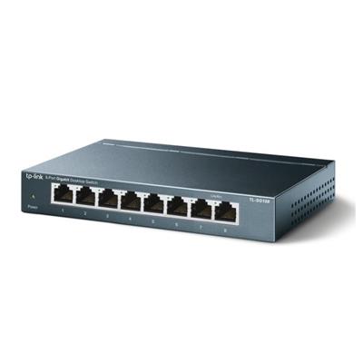 SWITCH 8P TP-LINK TL-SG108 GIGABIT ACERO