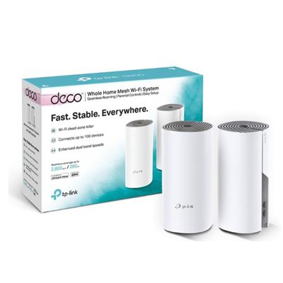 DECO E4 PACK DE 2 MESH TP LINK AC1200 WIFI SYSTEM