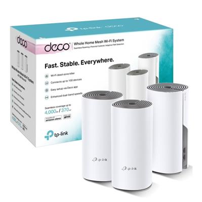 DECO E4 PACK DE 3 MESH TP LINK AC1200 WIFI SYSTEM