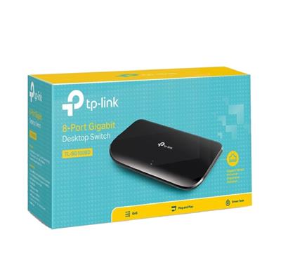 SWITCH 8P TP-LINK TL-SG1008D GIGABIT