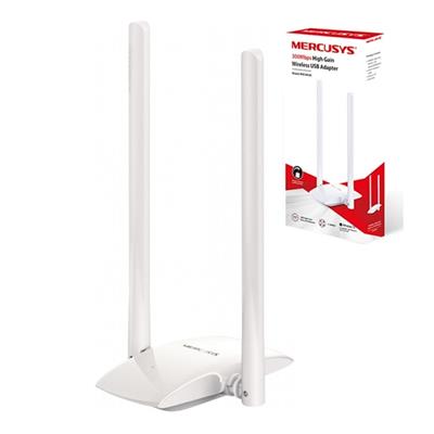 ADAPTADOR USB WIFI MERCUSYS HIGH GAIN  N300 MW300UH