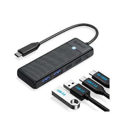 ADAPTADOR HUB TIPO C ORICO  - 4 IN 1 USB 3.0